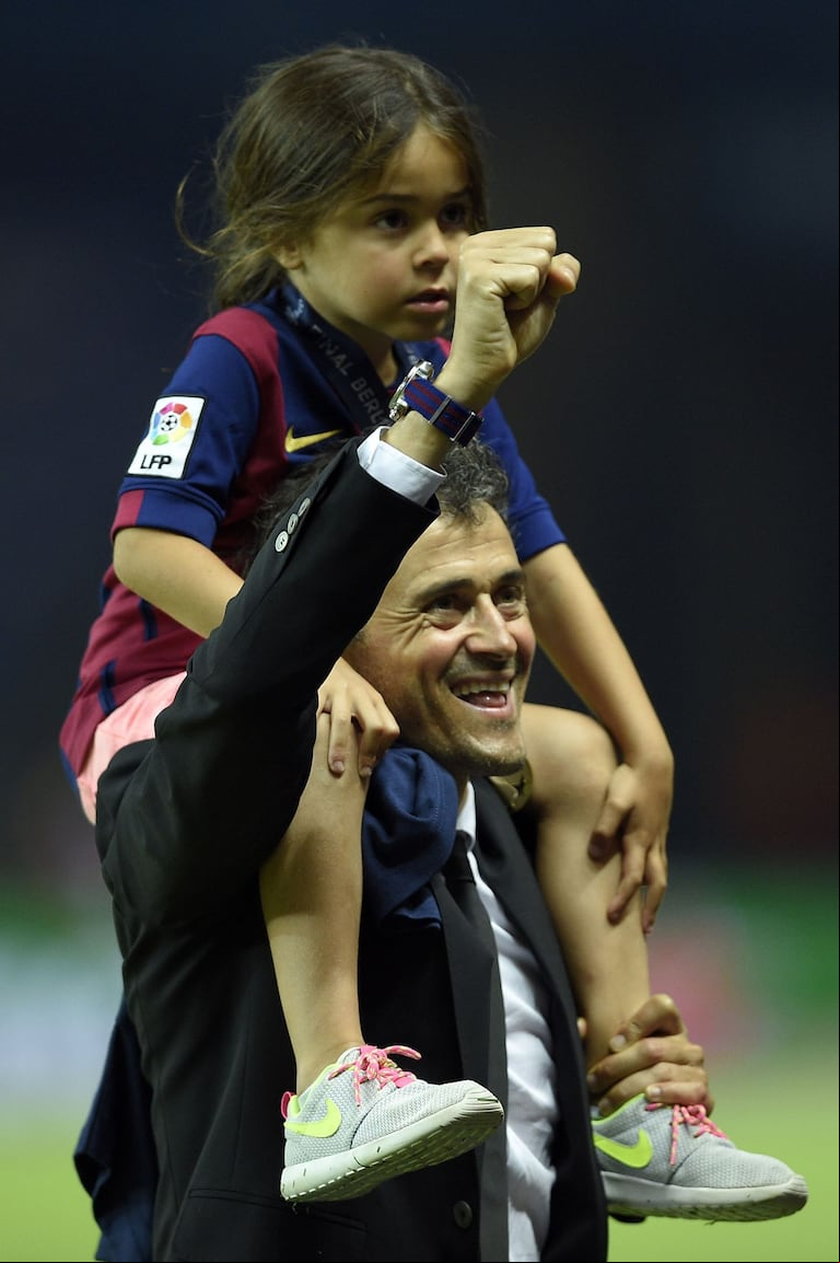 Xana, la hija de Luis Enrique, murió en 2019. (Foto: AFP)