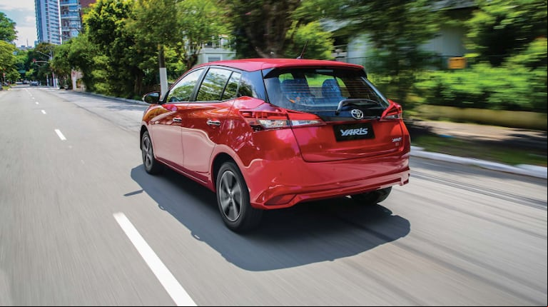 Yaris, el 0 km más vendido de mayo. Foto: Toyota. 
