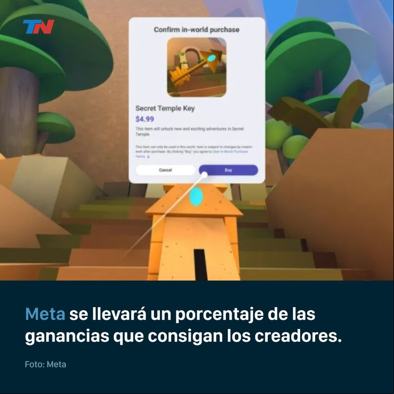 Zuckerberg abre negocios en el metaverso: permitirá vender productos en su mundo virtual